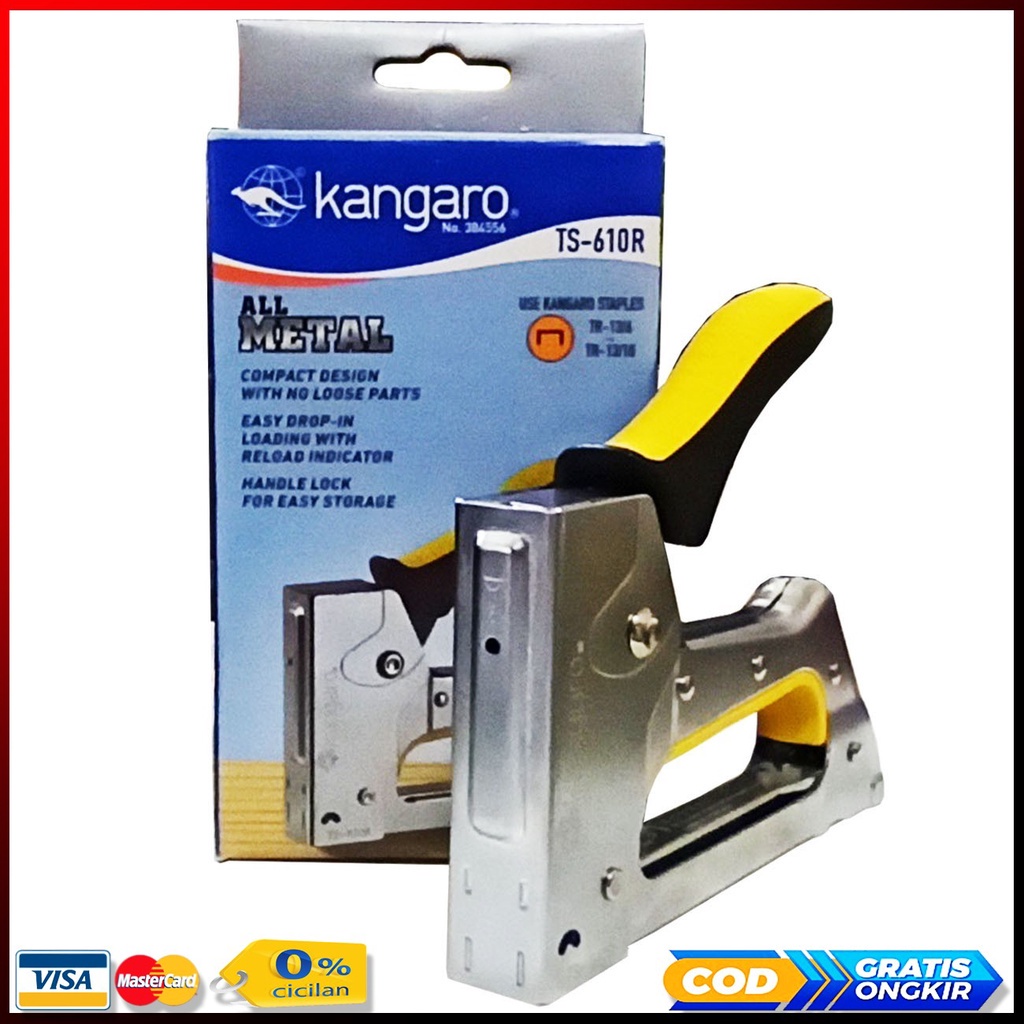 

KANGARO Stapler Gun KANGARO Gun Tacker TS610R murah dan efisien