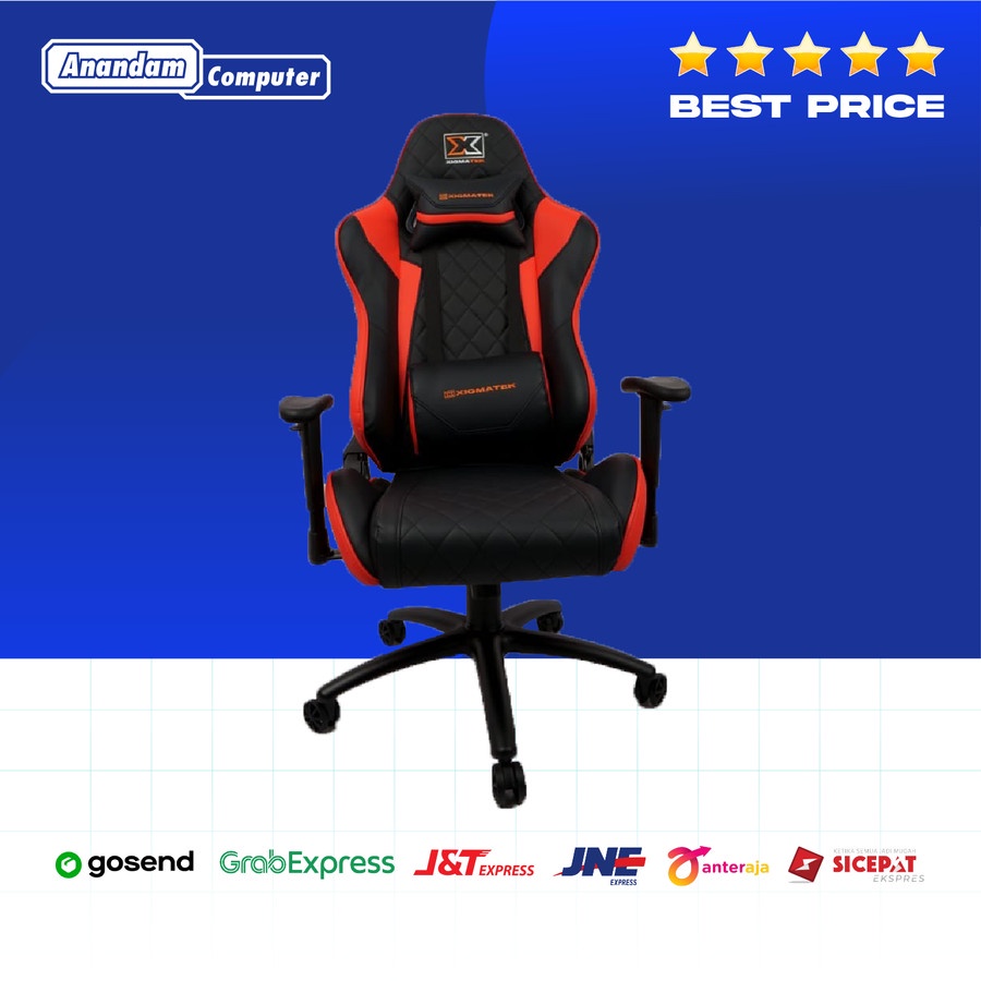 Xigmatek Hairpin Gaming Chair Kursi Xagatek - Merah