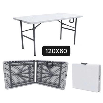 Bedside Meja Lipat Portabel/ Meja Lipat Koper/ Meja Piknik Serbaguna/120X60Cm