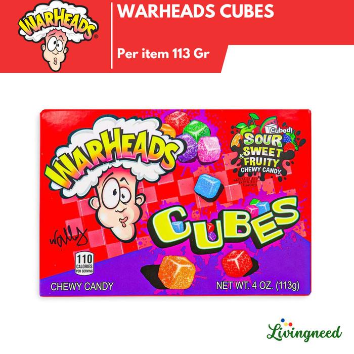 

Permen Warheads Cubes Sour Sweet Fruity Permen Import 113 gr Best Seller