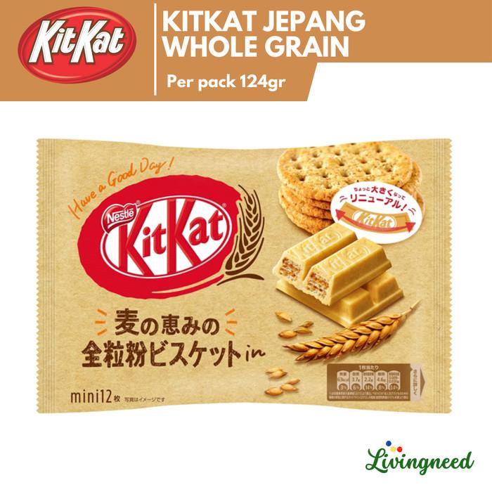 

Kitkat Jepang Mini Whole Grain Biscuit Snack import 124.3gr Best Seller