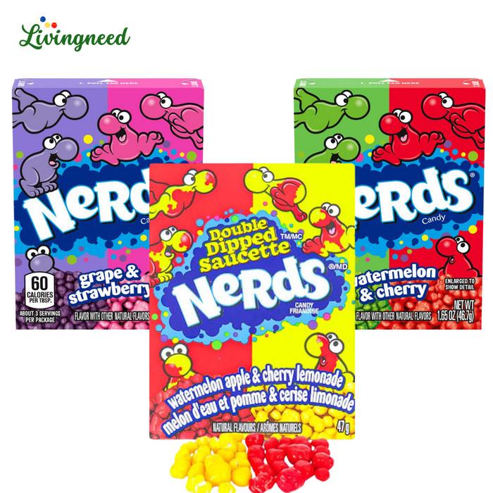 

Nerds Grape & Strawberry Candy 46 Gram Permen Import Best Seller