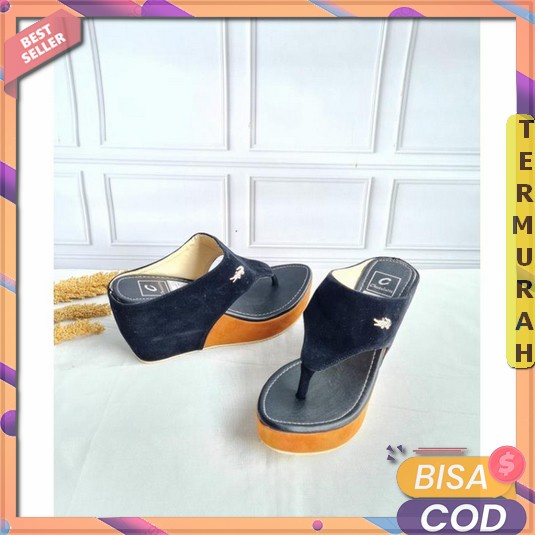 Emory Myara 96Emo2875 Sandal Wedges Wanita Import Batam Abbushoes Mr 90 Sandal Wedges Wanita Jepit