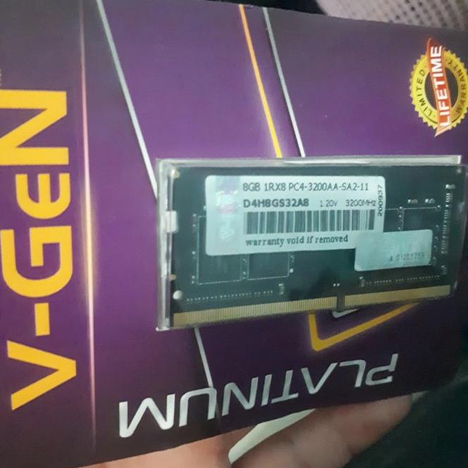 Original Sodim Ddr4 8Gb 3200Mhz Vgen Platinum