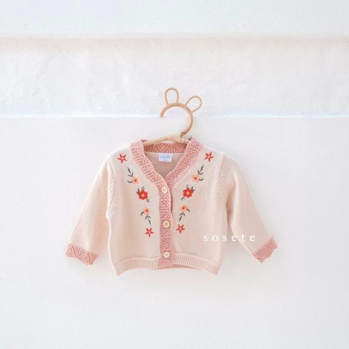 Littlesosete - Vintage Floral Cardigan - Cardigan Knit - Cardigan Baby