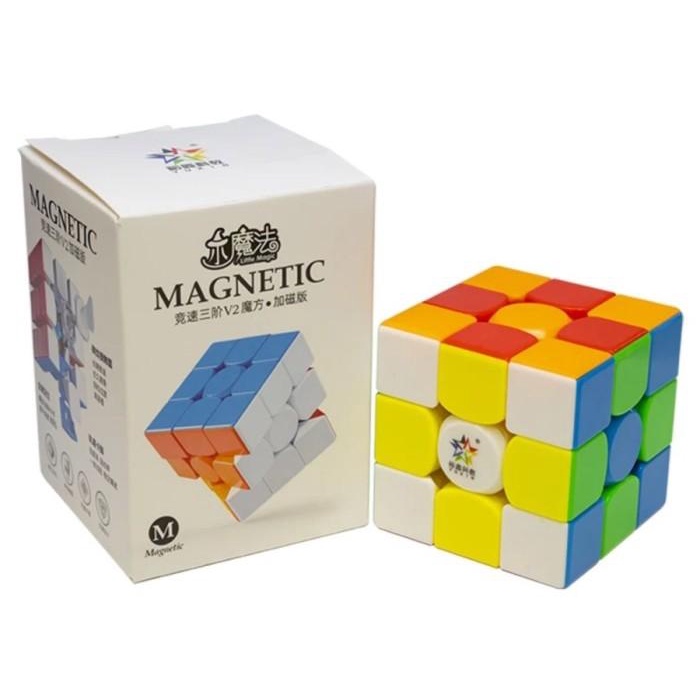 Rubiq Rubik 3X3 Yuxin Little Magic 3X3 V2 Magnetic Stickerless 3X3X3 V2 Ylm