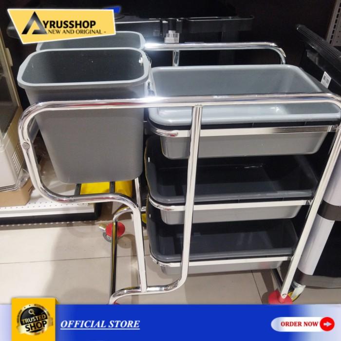 Terlaris Troli Piring Kotor/Trolley/Trolli/Dapur/Resto/Rumah Makan/Hotel