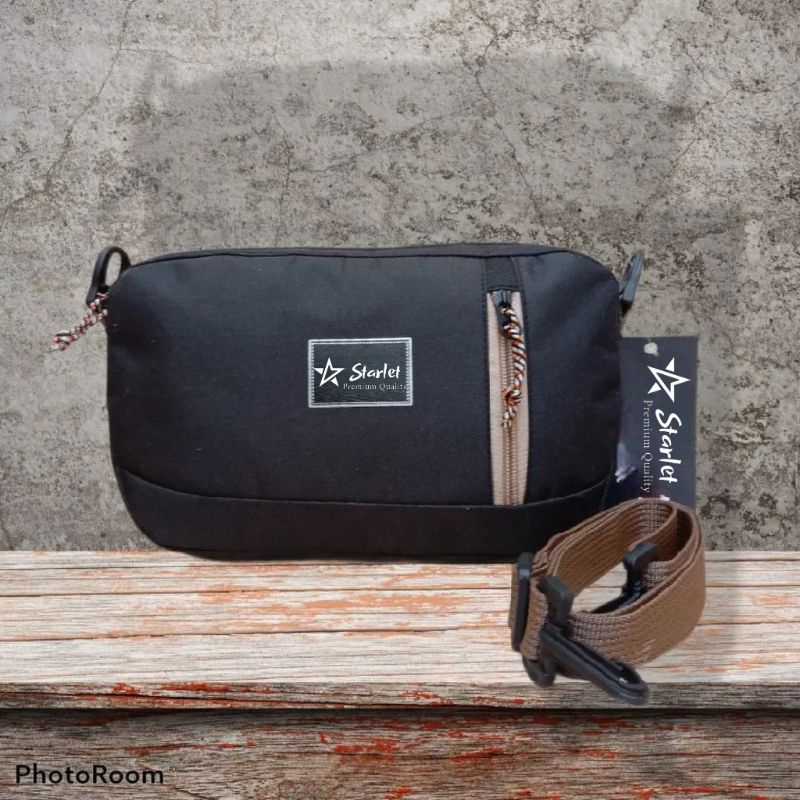 Tas Selempang Sling Bag Shoulder Pouch Dopp Clutch Slempang Pria Wanita Cewek/Cowok