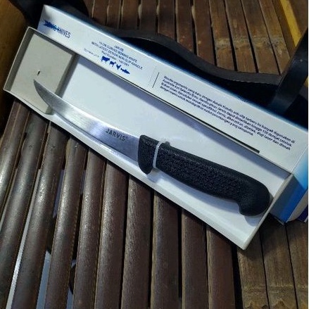 JARVIS 16CM 1401061 CURVED BONING KNIFE WITH LATEST DESIGN NON-SLIP HANDLE PISAU DIBAHARI