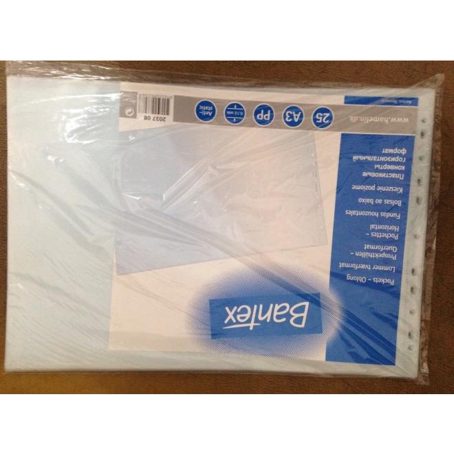 

Baru Pp Pocket Plastik Ukuran A3, 2037 Original