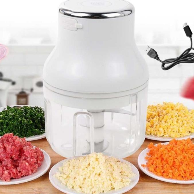 Blender Portable food Chopper Elektrik Coper Bumbu Dapur 250 ML