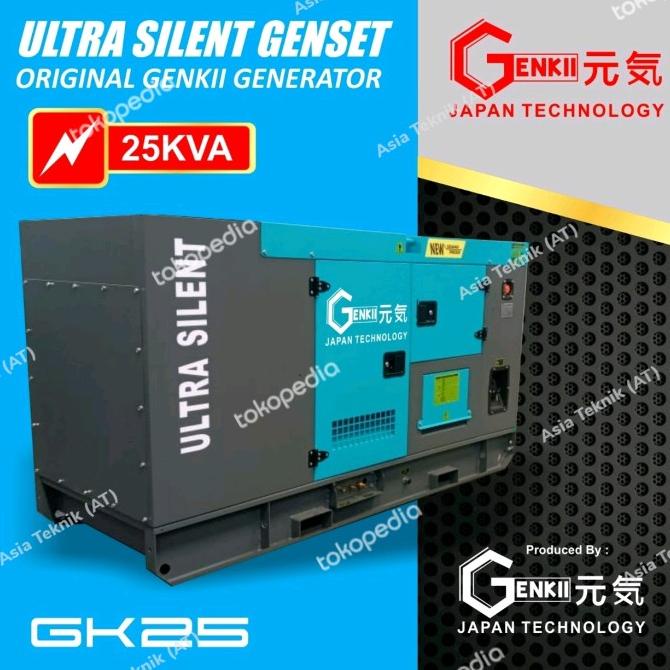 Ready Genset Ultra Silent 25 Kva 20000 Watt 3 Phase Berkualitas