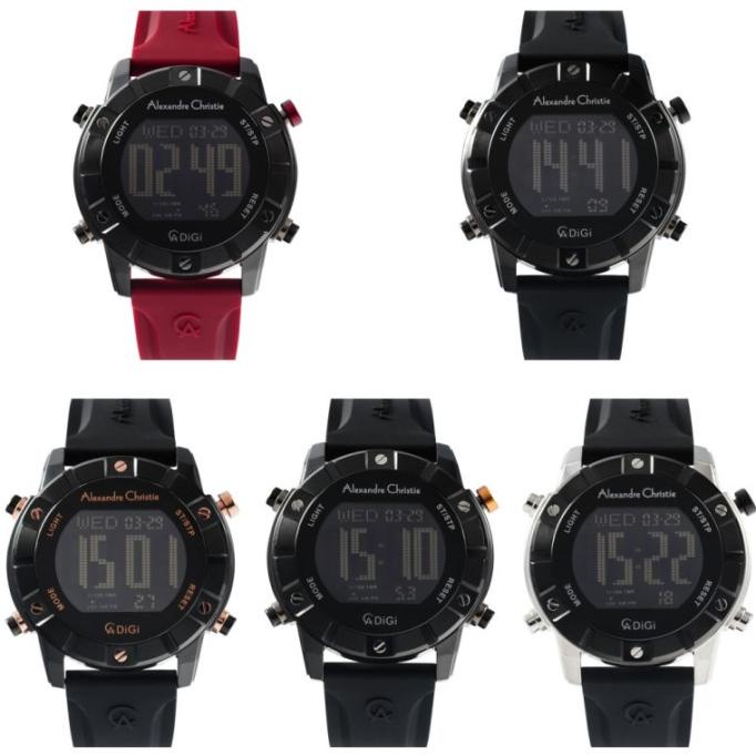 Jam Tangan Pria Alexandre Christie Ac 9373 / Ac9373 Rubber Original Thegarden00