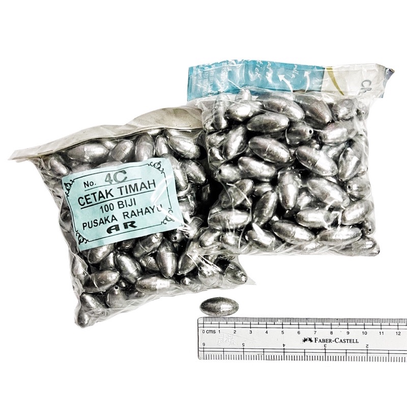 Timah | Timbel | Pemberat Mancing MLINJO 4C | 20 GRAM