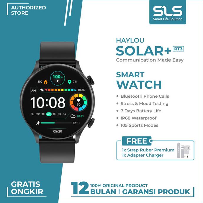 Haylou Solar Plus Rt3 Smartwatch Global Version Thegarden00
