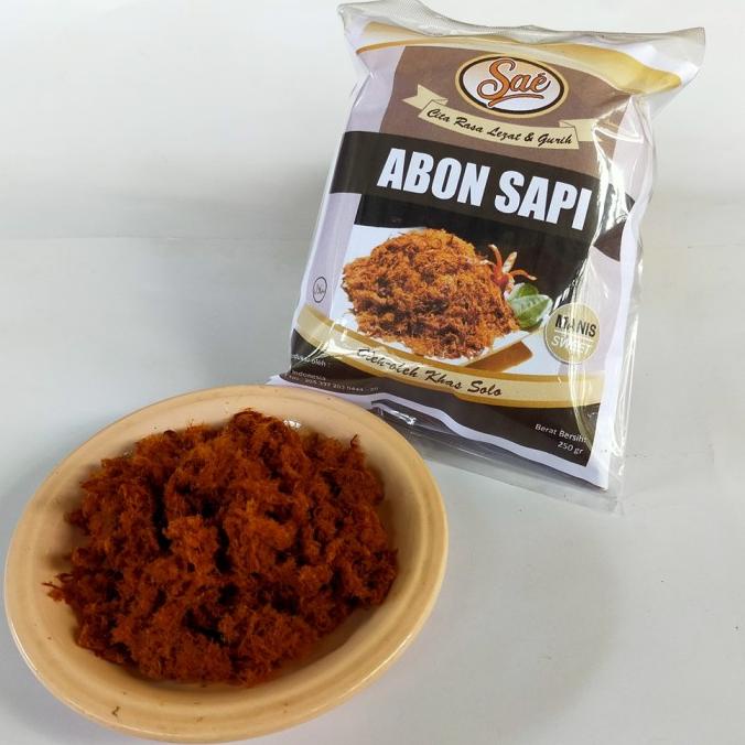 

best produk] Abon Sapi Sae Rasa Manis 250gr