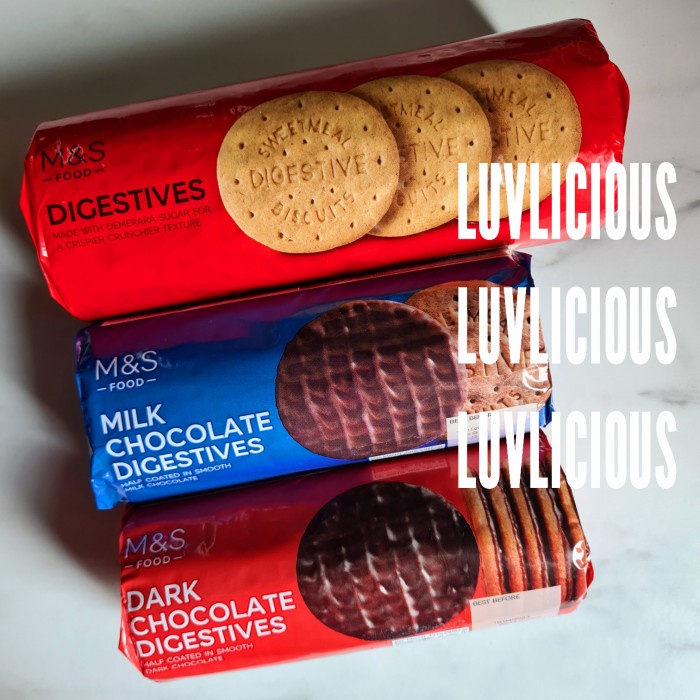 

M&S MARK MARKS AND SPENCER DIGESTIVE BISCUITS BISCUIT BISKUIT COOKIES