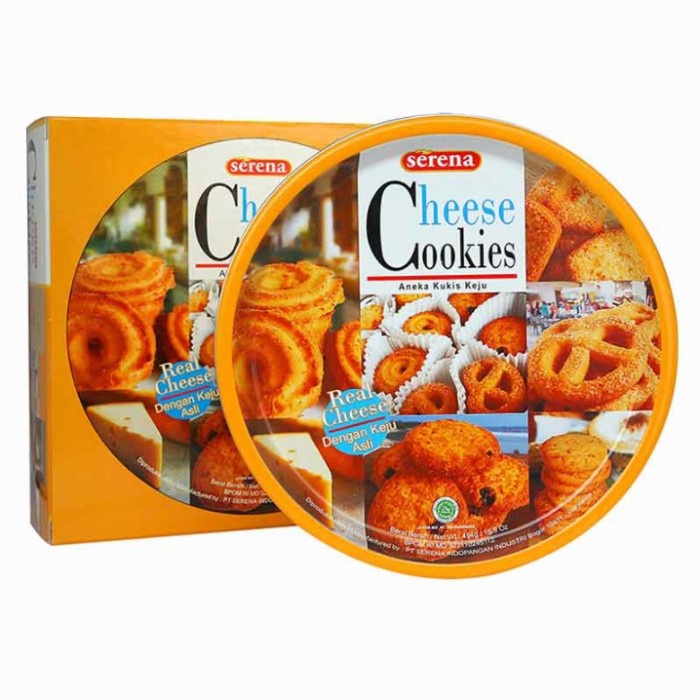 

Serena Cheese Cookies 454gr ( Kaleng )