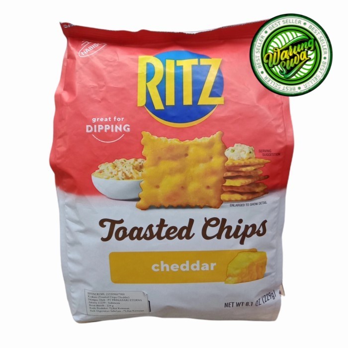 

RITZ TOASTED CHIPS CHEDDAR 229 GR