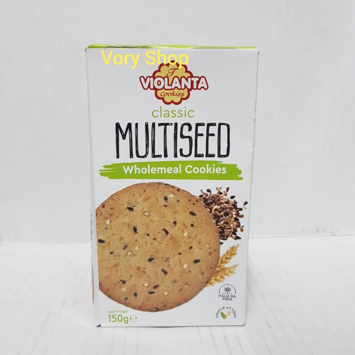 

violanta classic multiseed cookies biskuit biji bijian 150g