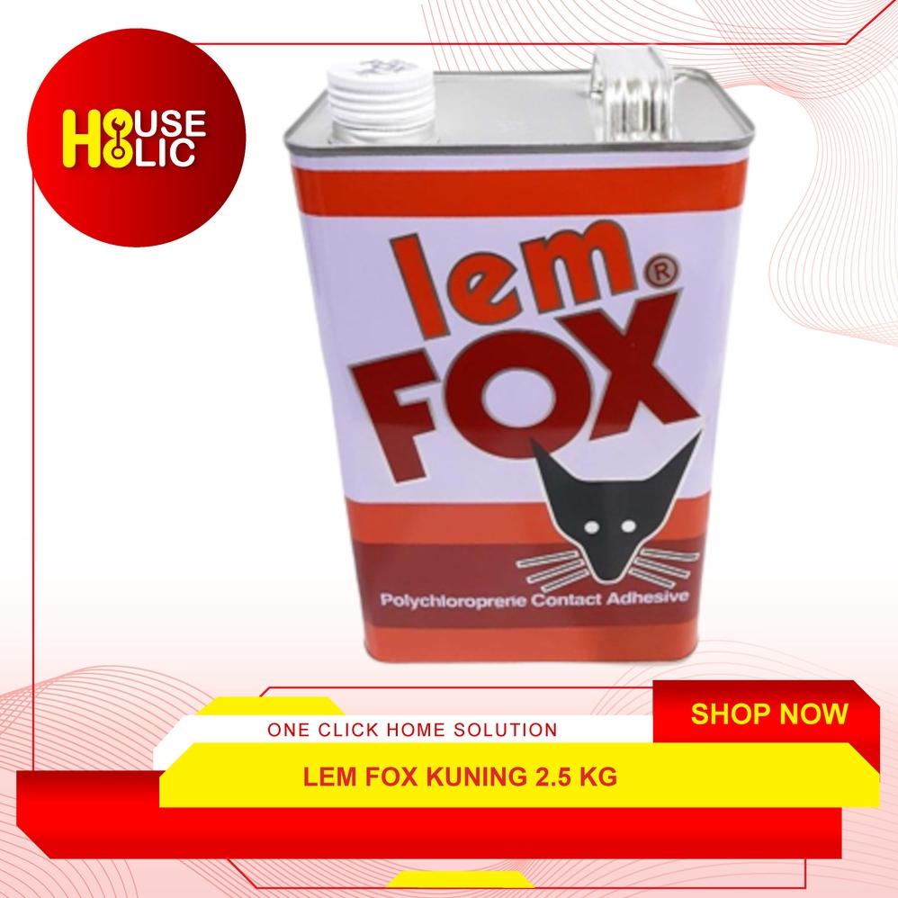 

Lem Fox 2.5 Kg / Lem Fox Kuning Lem Kayu Lem Kulit Lem Karet Plastik