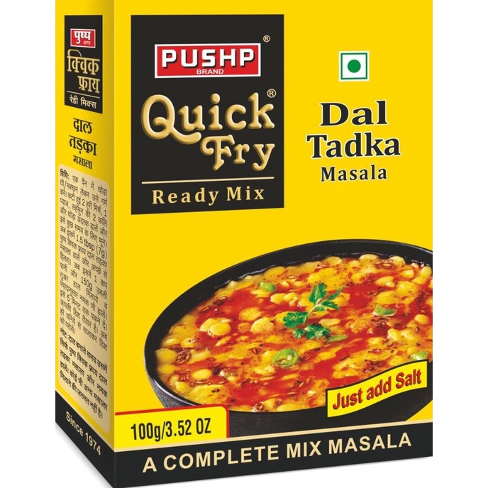 

] PUSHP QUICK FRY DAL TADKA MASALA BOX 100 GM