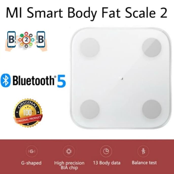 Mi Smart Scale 2 - Body Fat Composition Scale 2 Timbangan Badan