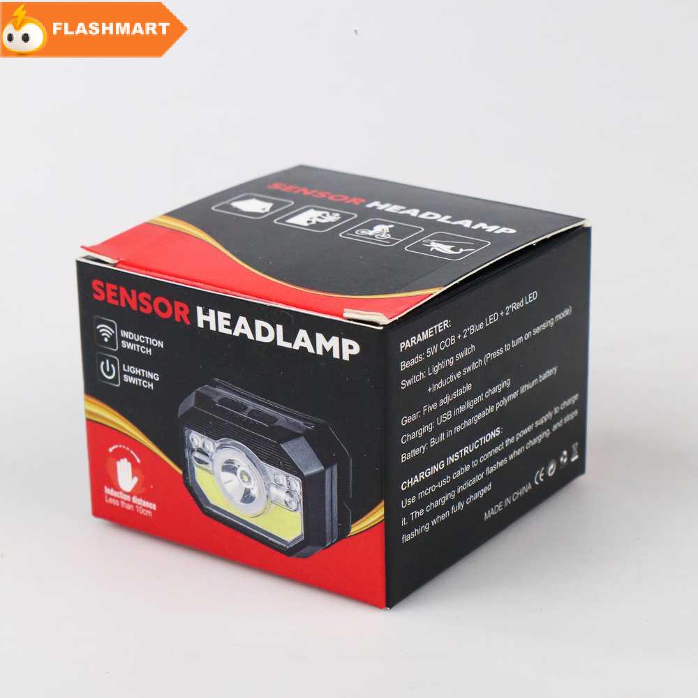 FLASHMART Pocketman Senter LED Kepala Headlamp Waterproof XPG + COB - LH-K28