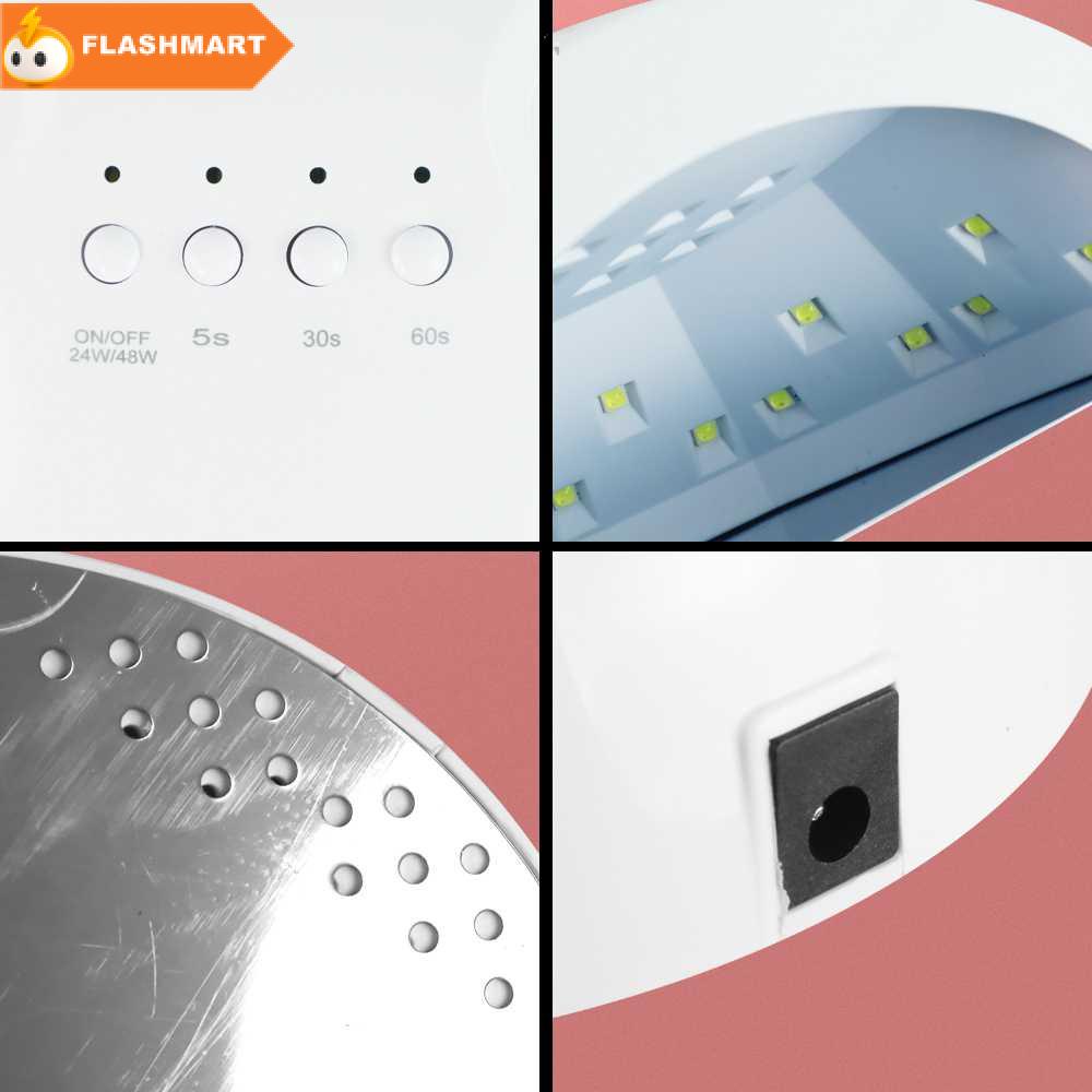 FLASHMART Pengering Kutek Kuku UV LED Nail Dryer 48W - CN48W