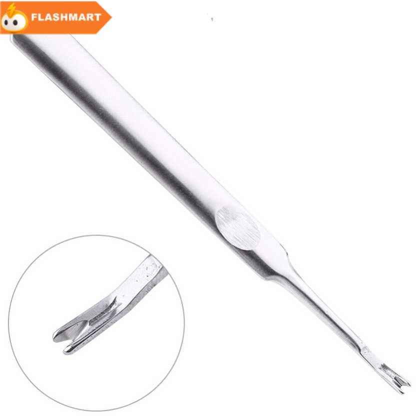 FLASHMART Alat Pencabut Kulit Mati Kutikula Nail Spoon Stainless Steel