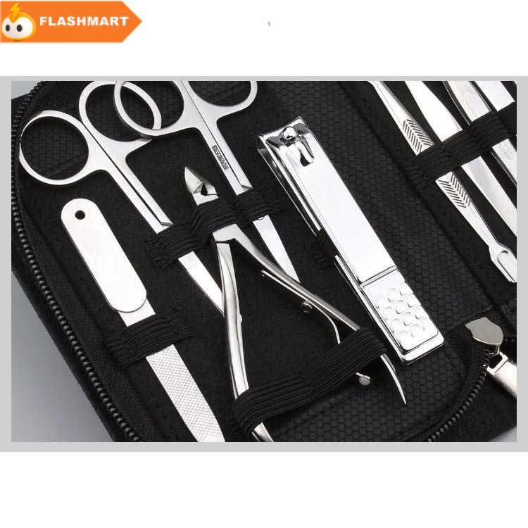 FLASHMART Set Perlengkapan Manicure Pedicure 15 PCS - ATE-3061