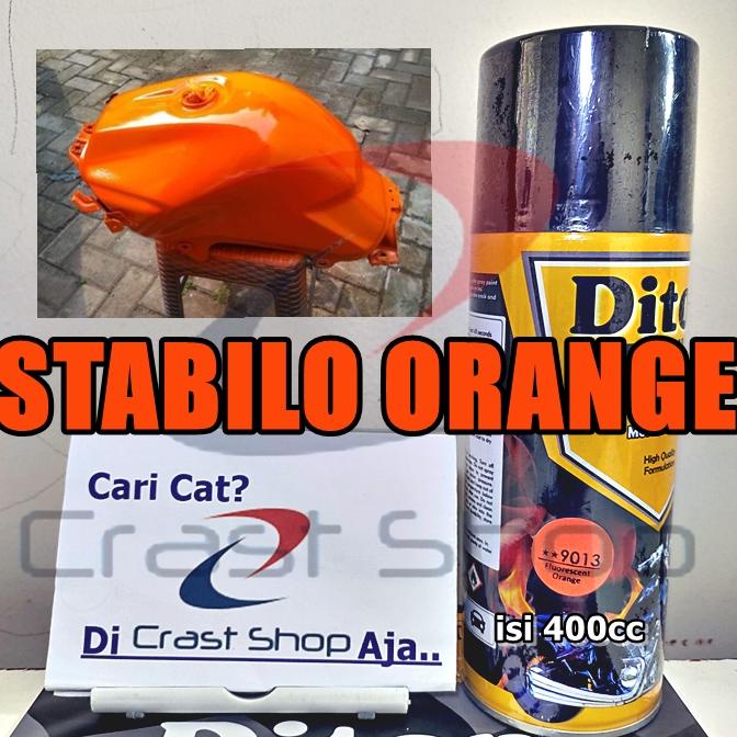 

Cat Pilox Diton Premium Fluorescent Orange 9013 400Cc Warna Stabilo Oren