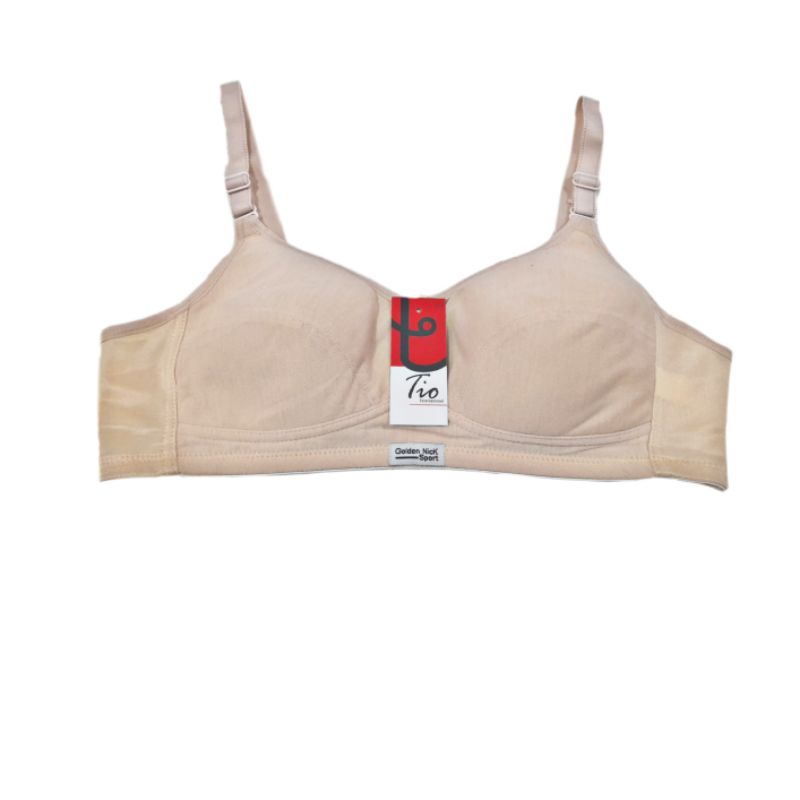 BH Wanita Katun Polos Tanpa Kawat