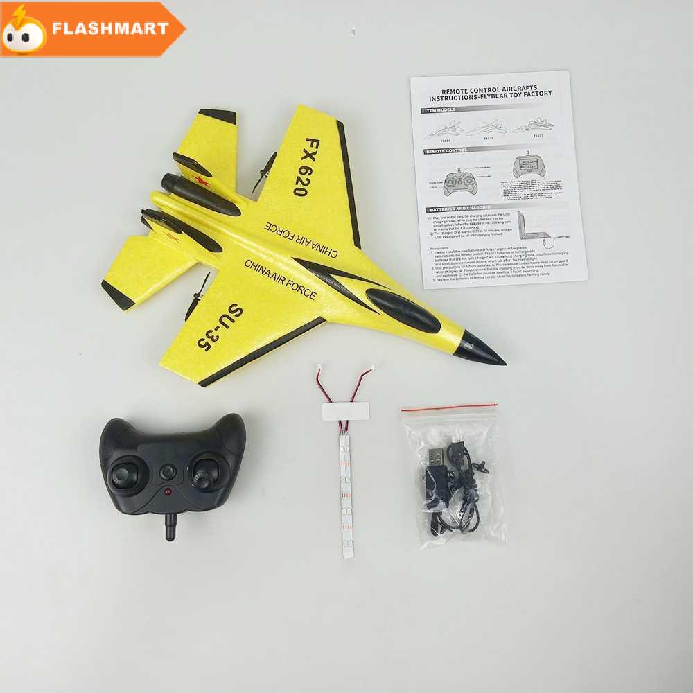 FLASHMART Pesawat Terbang Remote Control Glider Foam 2.4G RC - FX-620
