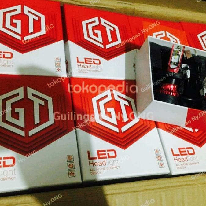 Paket Lampu Utama Dan Foglamp. Led Gt Super Bright Soket H4 Dan H11