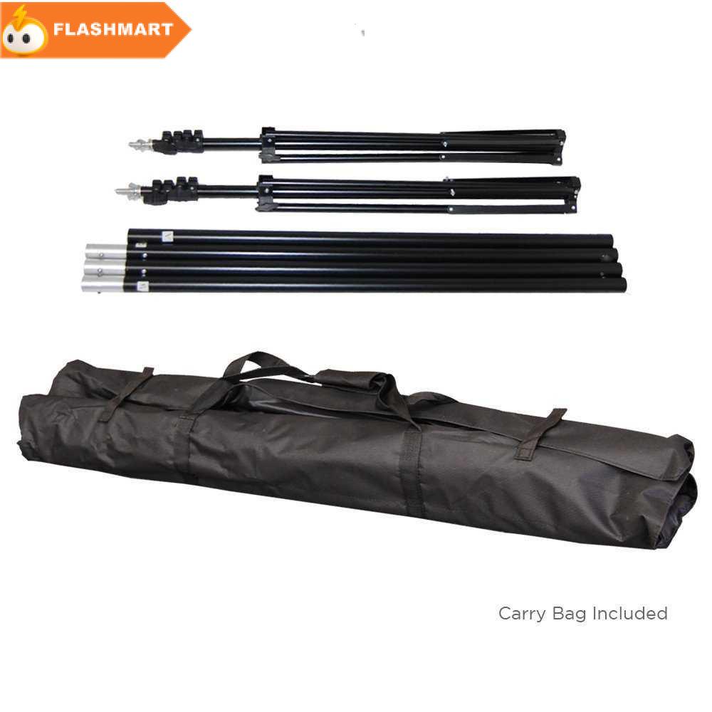 FLASHMART TaffSTUDIO Bracket Stand Backdrop Foto Studio 190 x 300 cm - BS-300