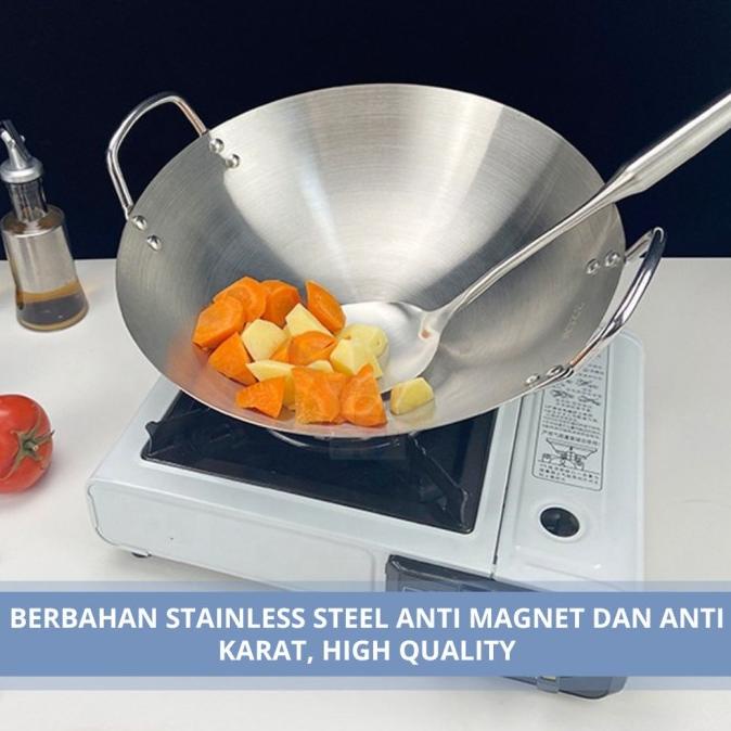 Wajan / Kuali Stainless Steel 304 Premium High Quality