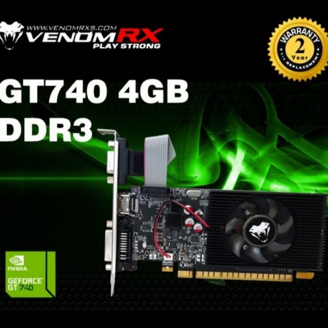 VENOMRX Gaming Geforce GT 740 GT740 4GB DDR3 128BIT