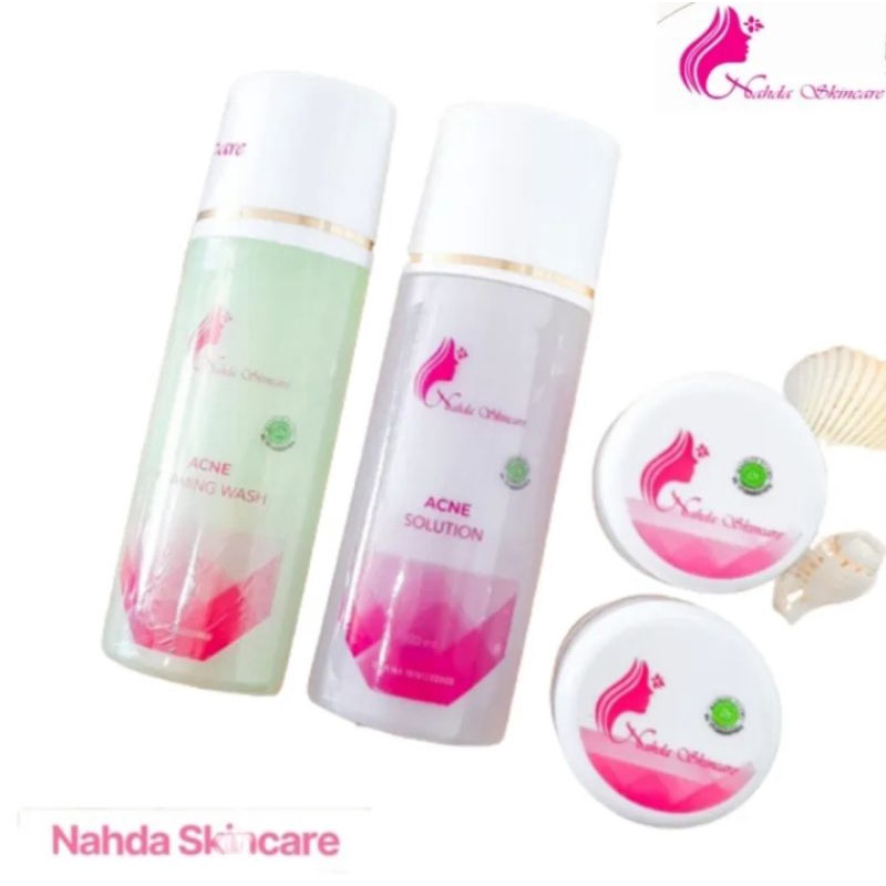 paket acne jerawat nahda skincare / nahda skincare original/ paket wajah glowing/ paket jerawat