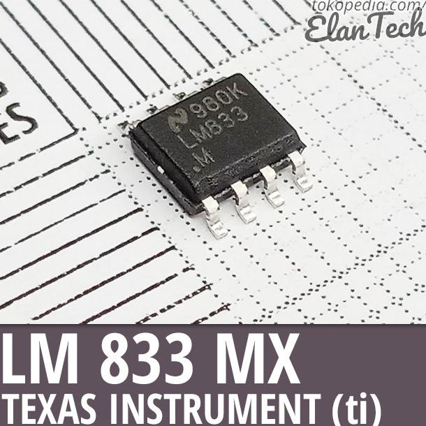 LM833 / LM833M Texas Instruments TI Ori Original Asli Elan73c Segera Dapatkan