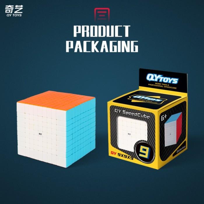 Rubiq Rubik 9X9 Qiyi 9X9 Original Stickerless 9X9X9 Cube 9X9 Qi Yi