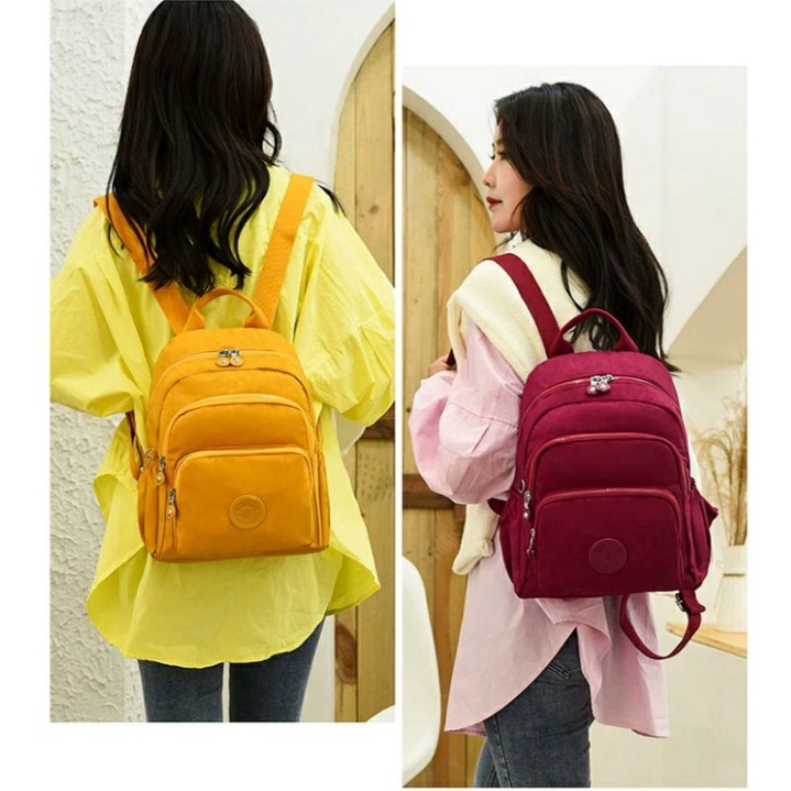 Tas ransel BOBO FASHION seri 5806-6 tas wanita import polyester waterproof ransel original produk