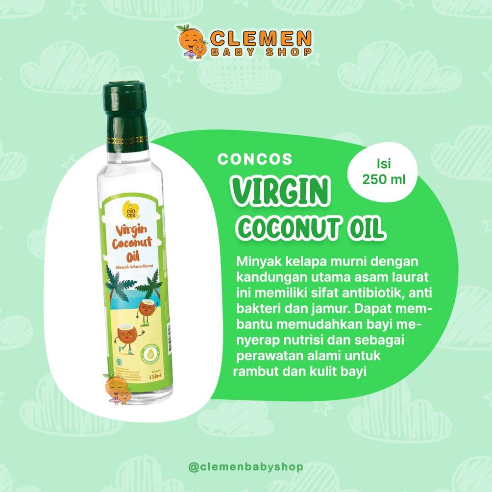 

Concos Virgin Coconut Oil (Minyak Kelapa Murni) 250 ML Best Seller