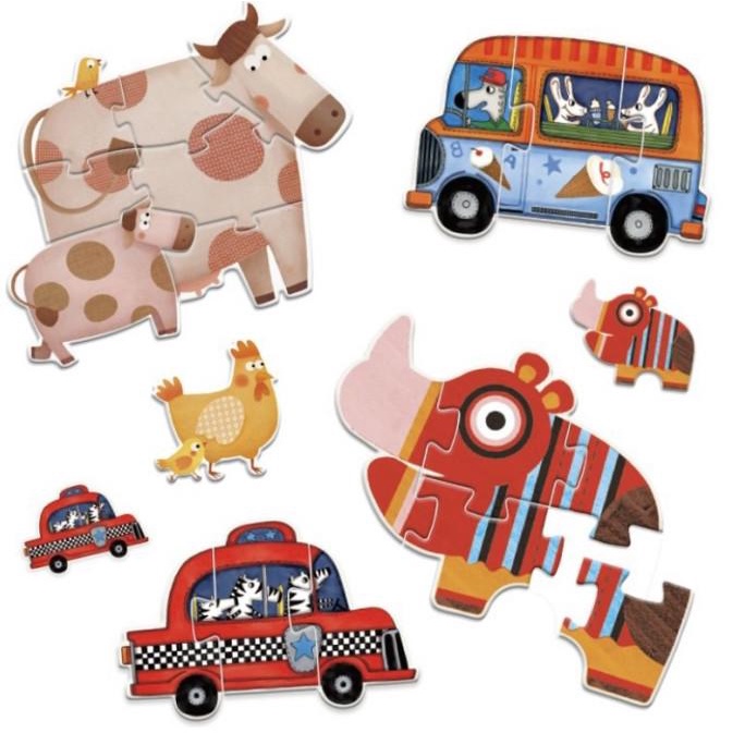 Diskon Spesial Mideer My First Puzzle 2+ Dinosaur Vehicles Mom Baby Terlaris