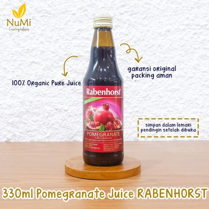 

330ML Sari Buah Delima Minuman Pomegranate Pure Juice - RABENHORST