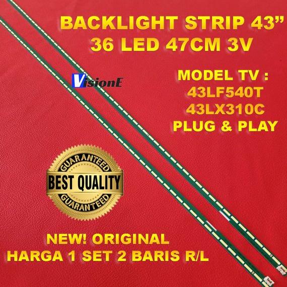 Backlight LG 43LF540T 43LX310C BACKLIGHT TV LG 43LF540 43LX310 LAMPU LED TV LG 43LF540T