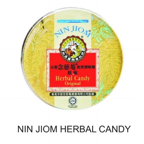 

NIN JIOM HERBAL CANDY 60gr permen tenggorokan HALAL