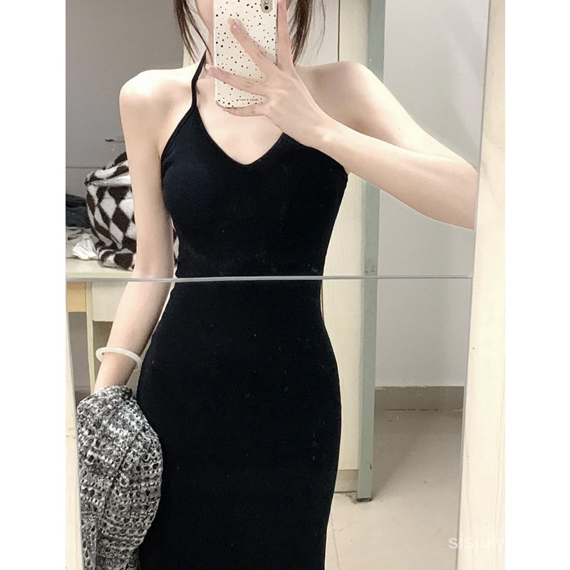 [✅BISA COD] #Sisjuly# Gaun wanita / set penutup pelindung matahari berongga wanita / gaun halter raj
