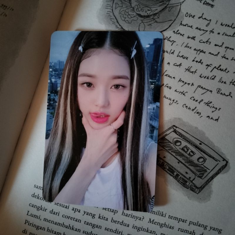 pc official photocard wonyoung withmuu after like afli