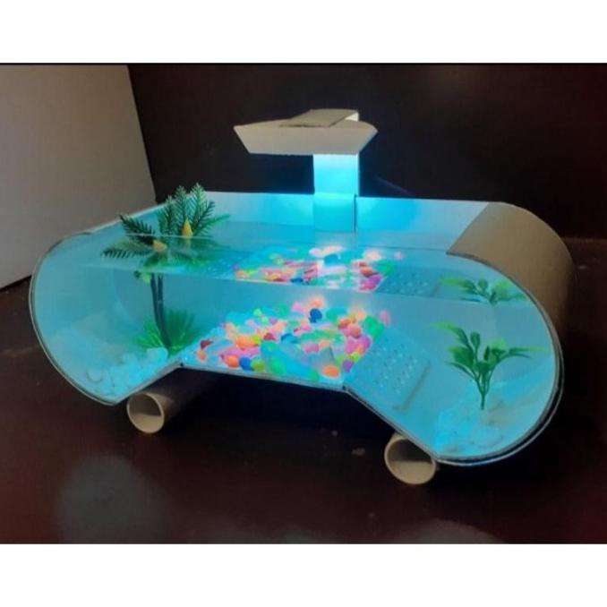 Aquarium Mini Akrilik / Aquarium Kura Kura Brazil / Aquarium Cupang /